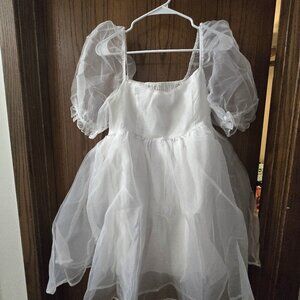 Ina Puff Sleeve Mini Dress